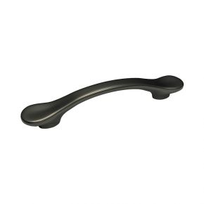 7530 in Titanium Grey Finish Bow Kitchen Handle