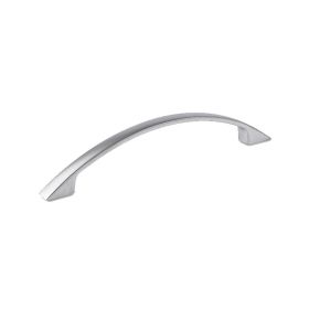 JS01 Bow kitchen handle in brushed nickel finish