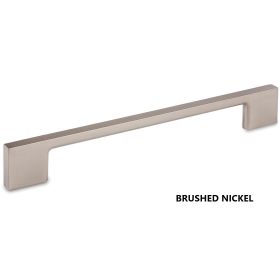 TL01 Square kitchen handle in brushed nickel finish