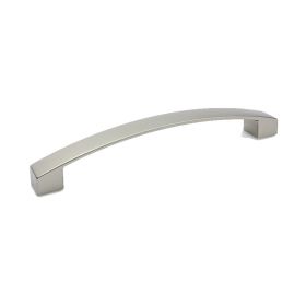 JT01 Bow kitchen handle in brushed nickel finish