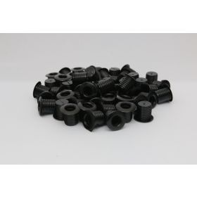 Female Socket 8mm Black for Shelf Pins and Shelf Studs