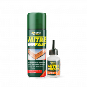 Mitre Fast instant bonding for MDF, Wood, Rubber and non plastics