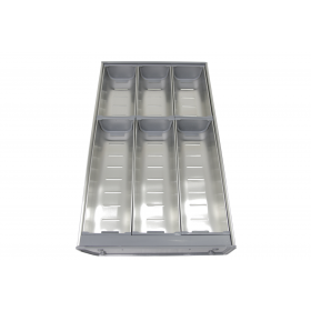 Cutlery Tray 500 x 280 Stainless Steel