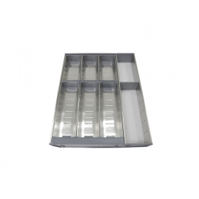 Cutlery Tray 500 x 377 Stainless Steel