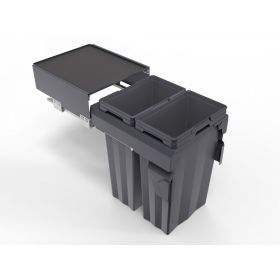 Kosara Bin 450mm 2 x 33L Anthracite