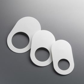 Oblong Shaped PLASTIC SELF ADHESIVE WASTE ACCESS COVER PLATE WITH HOLE