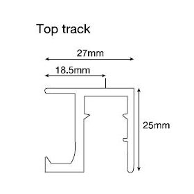 Titus F450 Bi-Fold Top Track