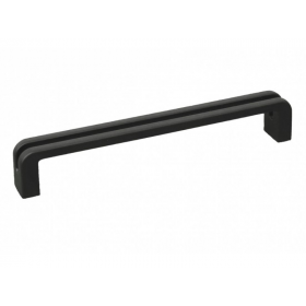 170 Matt Black Finish Square Kitchen Handle