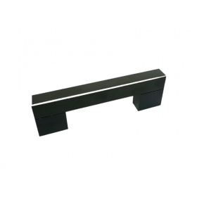 Waitawa Black and Silver Square Kitchen Handle